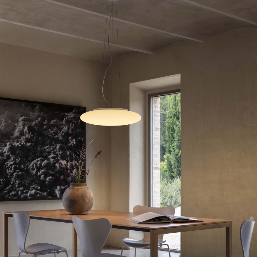 Ideal Lux - Κρεμαστό φωτιστικό με καλώδιο SMARTIES 3xE27/42W/230V Ø 42,5 cm λευκό