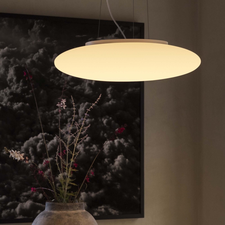 Ideal Lux - Κρεμαστό φωτιστικό με καλώδιο SMARTIES 3xE27/42W/230V Ø 42,5 cm λευκό