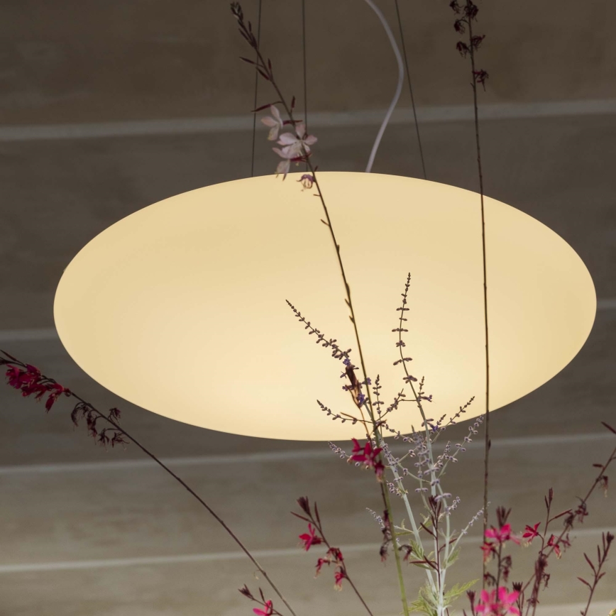 Ideal Lux - Κρεμαστό φωτιστικό με καλώδιο SMARTIES 3xE27/42W/230V Ø 42,5 cm λευκό