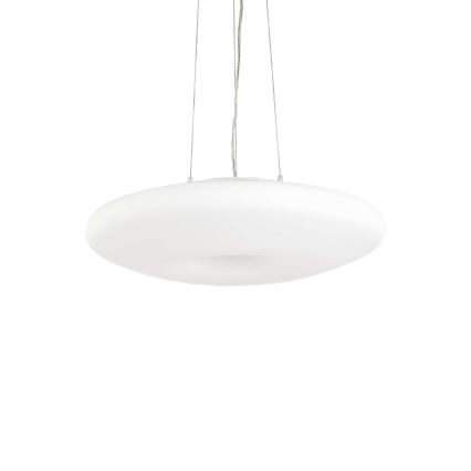 Ideal Lux - Κρεμαστό φωτιστικό με σύρμα GLORY 3xE27/60W/230V, Ø 50 cm, λευκό