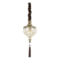 Ideal Lux - Κρεμαστό φωτιστικό οροφής HAREM 1xE27/42W/230V διάμετρος 16,5 cm ορείχαλκος