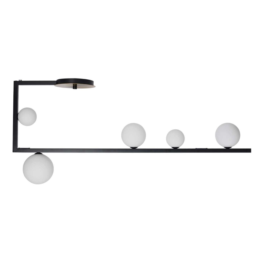 Ideal Lux - Κρεμαστό φωτιστικό οροφής LED BIRDS 5xG9/3W/230V μαύρο/χρυσό