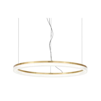 Ideal Lux -  Κρεμαστό φωτιστικό οροφής LED CROWN LED/42W/230V 3000K διάμετρος 80 cm CRI 90 ορείχαλκος