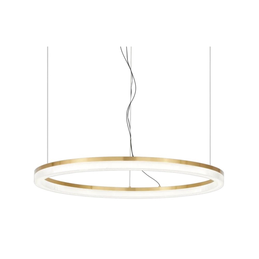 Ideal Lux -  Κρεμαστό φωτιστικό οροφής LED CROWN LED/42W/230V 3000K διάμετρος 80 cm CRI 90 ορείχαλκος