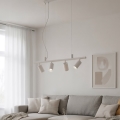 Ideal Lux -  Κρεμαστό φωτιστικό οροφής LED DYNAMITE 4xGU10/7W/230V CRI 90 λευκό