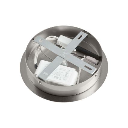 Ideal Lux - Κρεμαστό φωτιστικό οροφής LED EQUINOXE 12xG4/2W/230V διάμετρος 124 cm γυαλιστερό χρώμιο/διαφανή