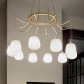 Ideal Lux -  Κρεμαστό φωτιστικό οροφής LED KAROUSEL 10xG9/3W/230V διάμετρος 82,5 cm ορείχαλκος