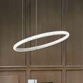 Ideal Lux -  Κρεμαστό φωτιστικό οροφής LED MIRACLE LED/37W/230V διάμετρος 60 cm CRI 90 ματ χρώμιο