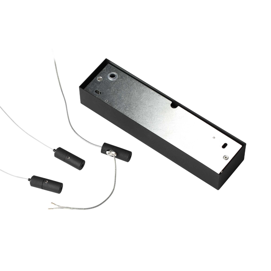 Ideal Lux - Led Dimmable κρεμαστό φωτιστικό οροφής ORACLE SLIM LED/29W/230V 3000K διάμετρος 50 cm μαύρο