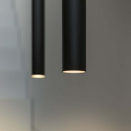 Ideal Lux -  Κρεμαστό φωτιστικό οροφής LED ULTRATHIN LED/11,5W/230V CRI 90 μαύρο