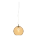 Ideal Lux - Κρεμαστό φωτιστικό οροφής NEMO 1xE27/42W/230V διάμετρος 20 cm μπεζ