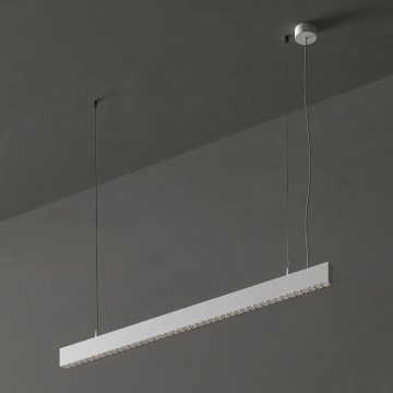 Ideal Lux - Κρεμαστό LED φωτιστικό OFFICE με καλώδιο, 30W/230V, 4000K, CRI 90, λευκό