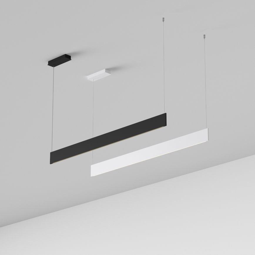 Ideal Lux - Κρεμαστό LED φωτιστικό σε καλώδιο STEEL LED/24W/230V 3000K CRI 90 120 cm λευκό