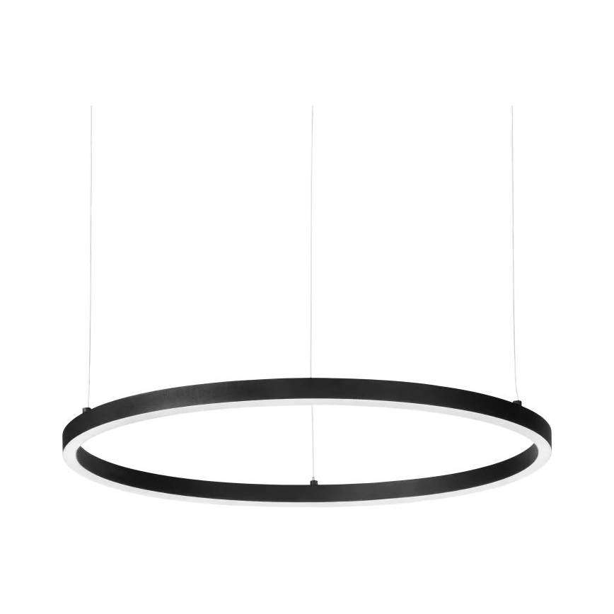Ideal Lux - Κρεμαστό φωτιστικό LED με καλώδιο ORACLE SLIM LED/37W/230V 2700K CRI 90 Ø 70 cm μαύρο