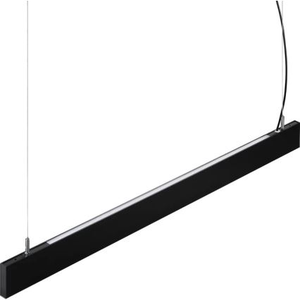 Ideal Lux - Κρεμαστό LED φωτιστικό με καλώδιο STEEL LED/29W/230V 3000K CRI 90 120 cm μαύρο