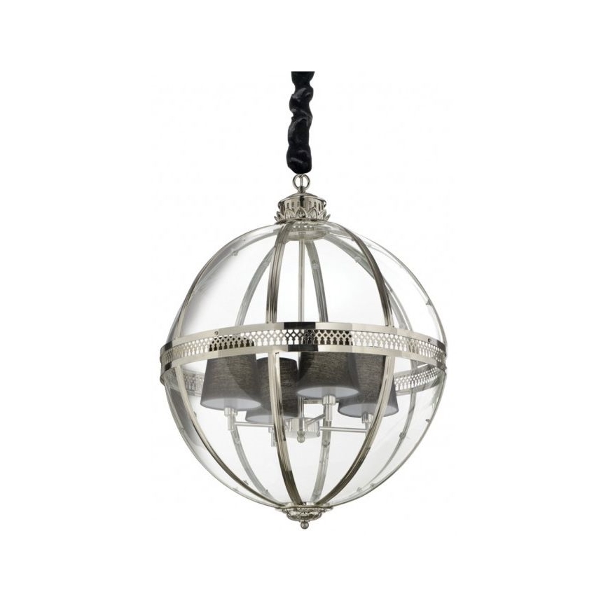 Ideal Lux - Κρεμαστό πολύφωτο WORLD 4xE14/40W/230V