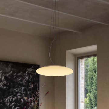 Ideal Lux - Κρεμαστός πολυέλαιος με καλώδιο SMARTIES 5xE27/42W/230V, διάμ. 60 εκ., λευκό