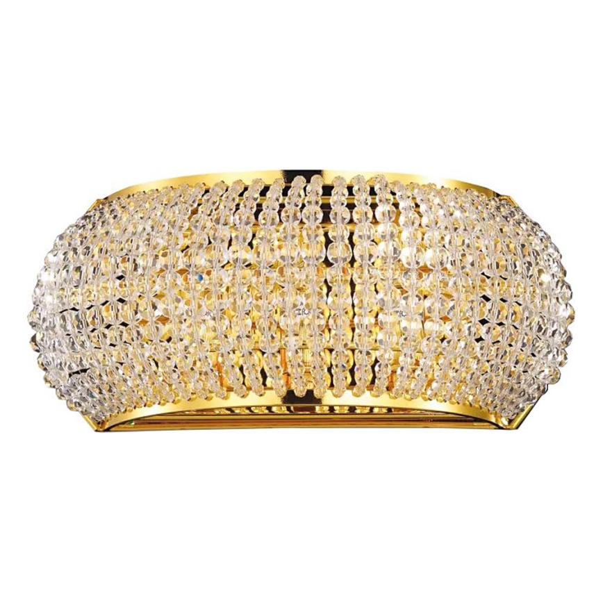 Ideal Lux - Κρυστάλλινο φωτιστικό τοίχου LED PASHA 3xG9/3W/230V χρυσό