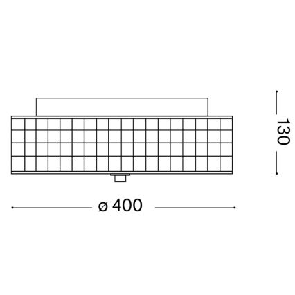 Ideal Lux - Κρυστάλλινο φωτιστικό οροφής 6xG9/40W/230V