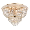 Ideal Lux - Κρυστάλλινο φωτιστικό οροφής DUBAI 24xE14/28W/230V διάμετρος 78 cm χρυσό
