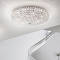 Ideal Lux - Κρυστάλλινο φωτιστικό οροφής LED KING 9xG9/3W/230V διάμετρος 53,5 cm γυαλιστερό χρώμιο