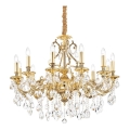 Ideal Lux - Κρυστάλλινο κρεμαστό φωτιστικό οροφής  GIOCONDA 12xE14/40W/230V διάμετρος 90 cm χρυσό