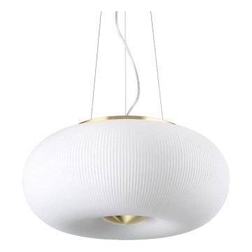 Ideal Lux -  Κρεμαστό φωτιστικό οροφής LED ARIZONA 3xGX53/9W/230V διάμετρος 40 cm λευκό