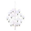 Ideal Lux -  Κρεμαστό φωτιστικό οροφής LED COPERNICO 20xG9/3W/230V διάμετρος 86 cm λευκό