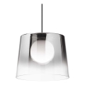 Ideal Lux -  Κρεμαστό φωτιστικό οροφής LED FADE 1xG9/3W/230V διάμετρος 27,3 cm γκρι/φιμέ