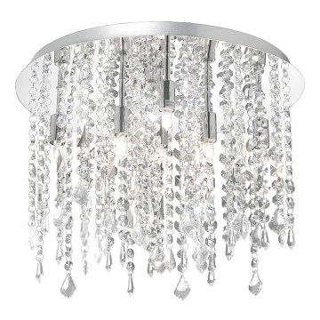 Ideal Lux - Κρυστάλλινο φωτιστικό οροφής LED ROYAL 8xG9/3W/230V διάμετρος 40 cm γυαλιστερό χρώμιο