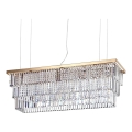 Ideal Lux - Κρυστάλλινο κρεμαστό φωτιστικό οροφής MARTINEZ 8xE14/40W/230V