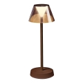 Ideal Lux - LED Αισθητήρας Αφής Ρυθμιζόμενο Φωτιστικό LOLITA LED/2,8W/5V 2200 mAh IP54 καφέ