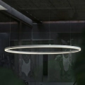 Ideal Lux - Led Dimmable κρεμαστό φωτιστικό οροφής ORACLE SLIM LED/28W/230V 4000K διάμετρος 50 cm CRI 90 λευκό
