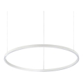 Ideal Lux - Led Dimmable κρεμαστό φωτιστικό οροφής ORACLE SLIM LED/40W/230V 4000K διάμετρος 70 cm CRI 90 λευκό