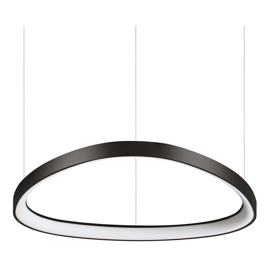 Ideal Lux - Led Dimmable κρεμαστό φωτιστικό οροφής GEMINI LED/48W/230V διάμετρος 61 cm CRI 90 μαύρο