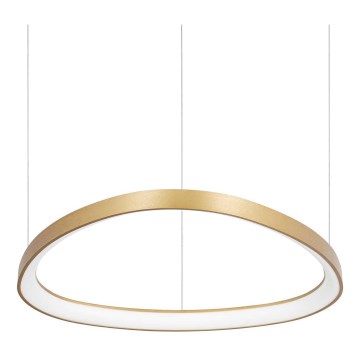 Ideal Lux - Led Dimmable κρεμαστό φωτιστικό οροφής GEMINI LED/48W/230V διάμετρος 61 cm CRI 90 χρυσό