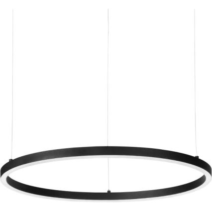 Ideal Lux - Led Dimmable κρεμαστό φωτιστικό οροφής ORACLE SLIM LED/28W/230V 4000K διάμετρος 50 cm CRI 90 μαύρο