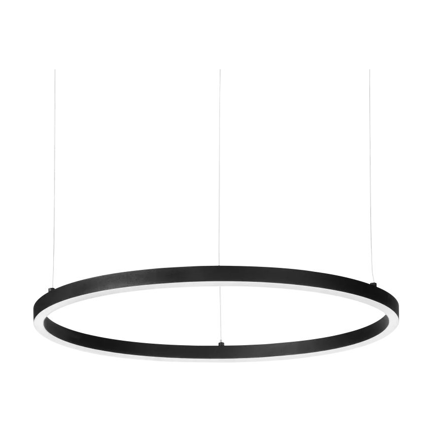 Ideal Lux - Led Dimmable κρεμαστό φωτιστικό οροφής ORACLE SLIM LED/42W/230V 4000K διάμετρος 90 cm CRI 90 μαύρο