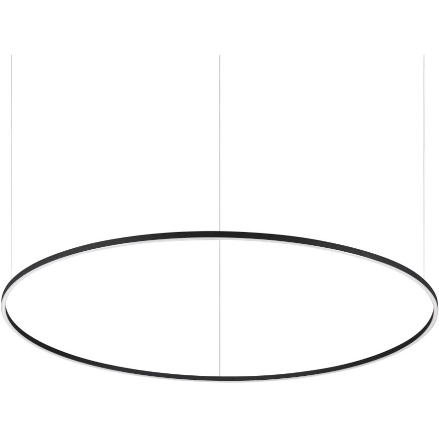 Ideal Lux - Led Dimmable κρεμαστό φωτιστικό οροφής ORACLE SLIM LED/83W/230V 4000K διάμετρος 150 cm CRI 90 μαύρο