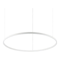 Ideal Lux - Led Dimmable κρεμαστό φωτιστικό οροφής ORACLE SLIM LED/42W/230V 4000K διάμετρος 90 cm CRI 90 λευκό