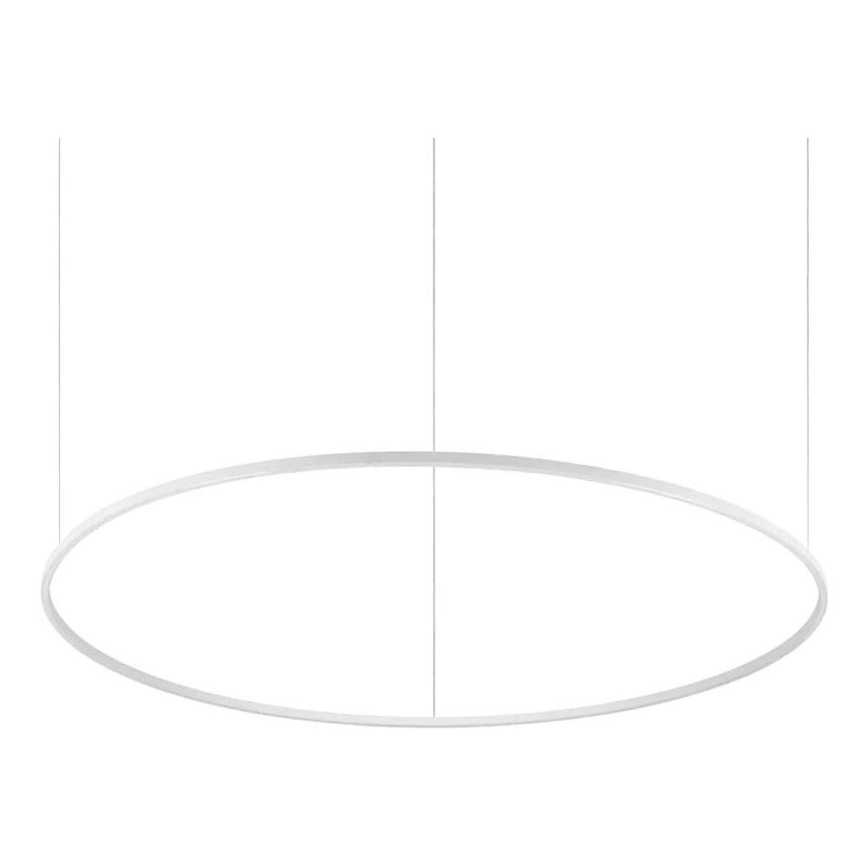 Ideal Lux - Led Dimmable κρεμαστό φωτιστικό οροφής ORACLE SLIM LED/76W/230V 3000K διάμετρος 150 cm λευκό