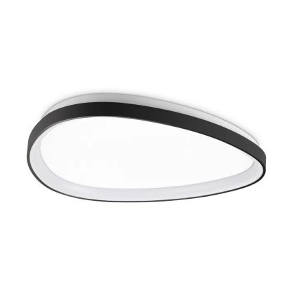 Ideal Lux - LED Dimmable φωτιστικό οροφής GEMINI LED/28W/230V διάμετρος 61 cm CRI 90 μαύρο
