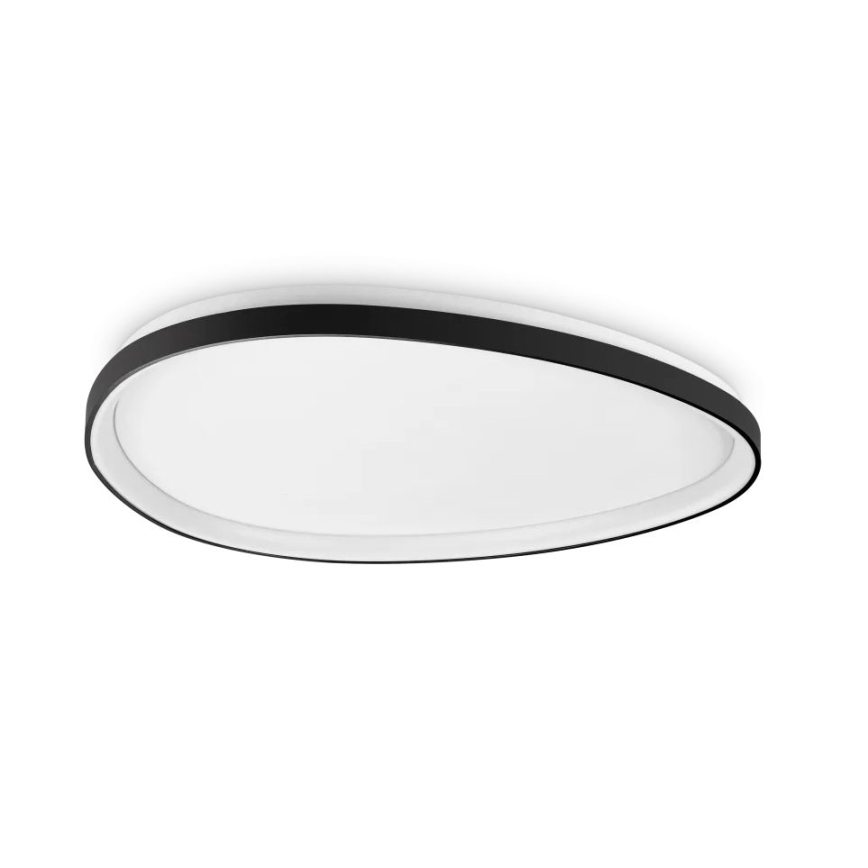 Ideal Lux - LED Dimmable φωτιστικό οροφής GEMINI LED/42W/230V διάμετρος 81 cm CRI 90 μαύρο