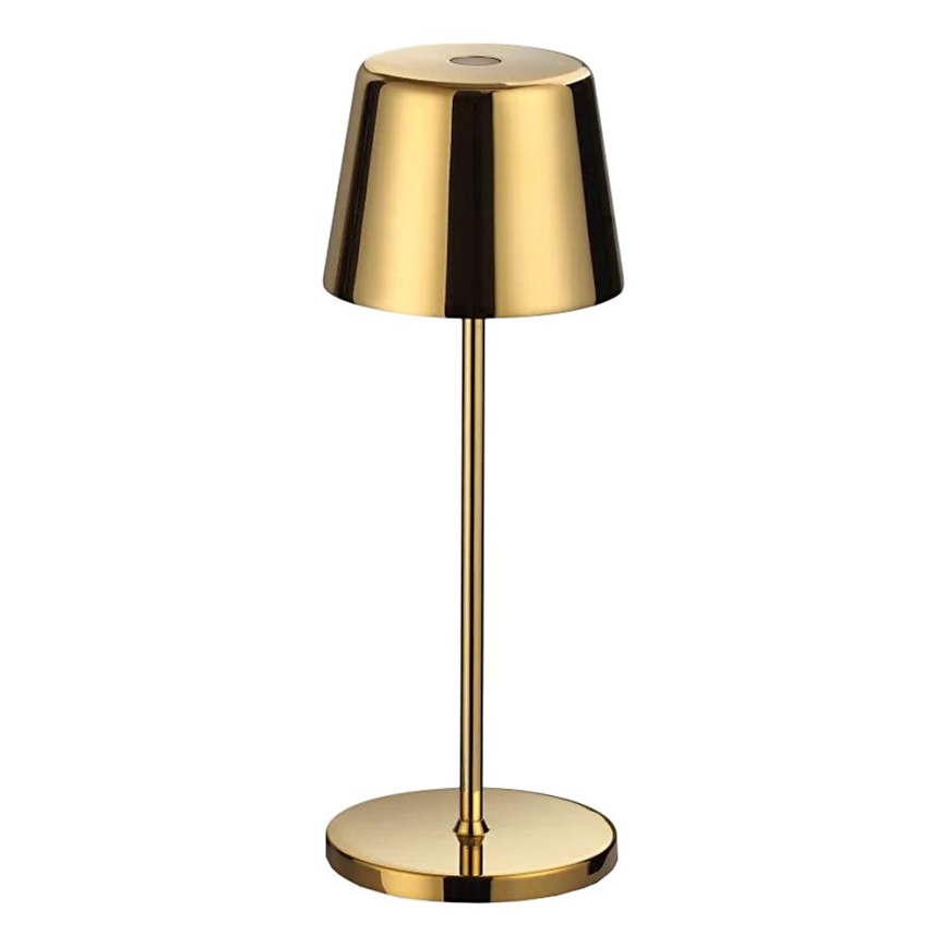 Ideal Lux - LED Dimming αφής Εξωτερικού χώρου Επιτραπέζιο φωτιστικό CUTE LED/2,5W/3,7V USB 2200-2700K 3000 mAh IP65 χρυσό