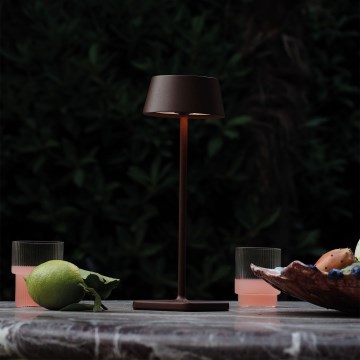 Ideal Lux - LED Dimming αφής Εξωτερικού χώρου φωτιστικό PURE LED/1,5W/3,7V CRI 90 IP54 καφέ