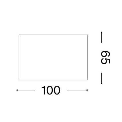 Ideal Lux - LED φωτιστικό σποτ SPIKE 1xGX53/9W/230V 10x10 cm χάλκινο