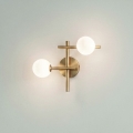 Ideal Lux - LED φωτιστικό τοίχου ATLAS 2xG9/3W/230V χρυσό