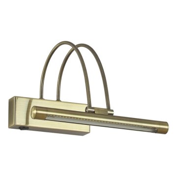 Ideal Lux - LED φωτιστικό για πίνακα BOW LED/3,5W/230V CRI 90 26 cm ορείχαλκος