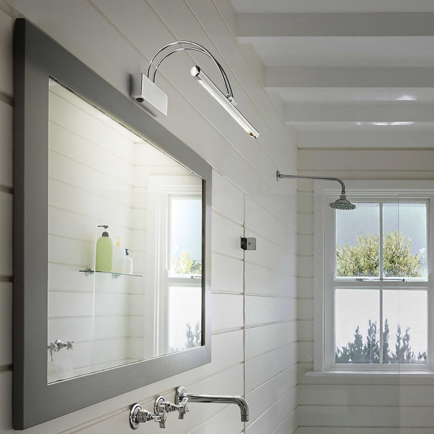 Ideal Lux - LED φωτιστικό για πίνακες MIRROR LED/4,6W/230V γυαλιστερό χρώμιο