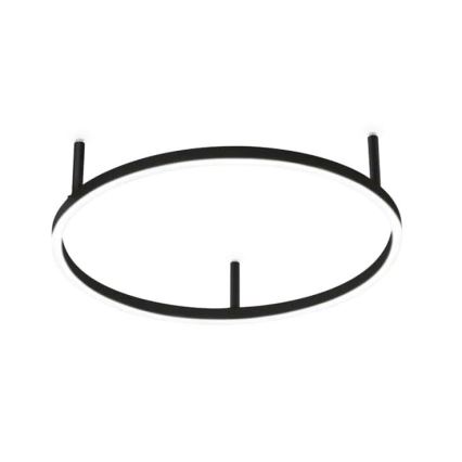 Ideal Lux - Φωτιστικό οροφής LED ORACLE SLIM LED/29W/230V 3000K CRI 90 Ø 50 cm μαύρο